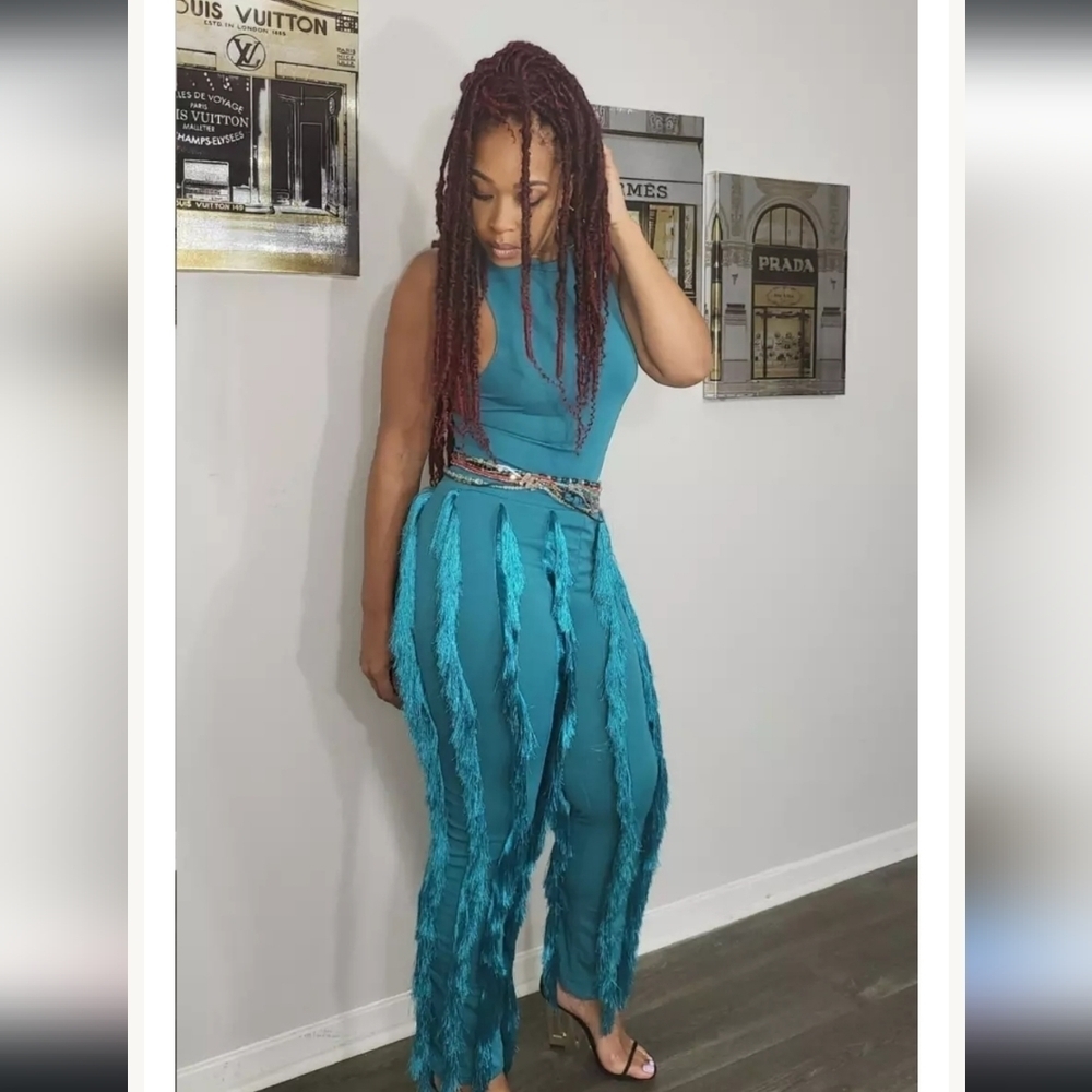 Disco 2 piece Pant set - Picture 2 of 4